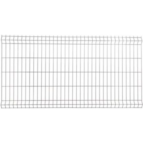 Panneau De Cl?Ture Grillag?E Blooma Louga Gris 198 5 X H.103 Cm