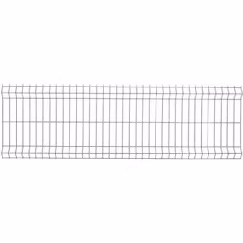 Panneau De Cl?Ture Grillag?E Blooma Louga Gris 198 5 X H.63 Cm