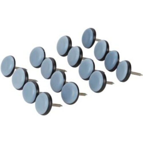 Patin ? clouer Diall 19?mm x 16  noir + bleu/gris