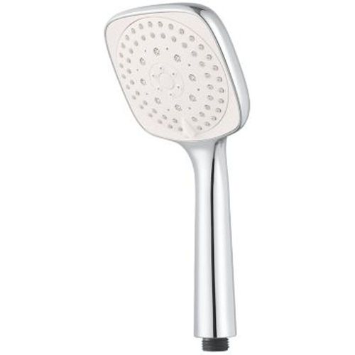 Douchette 3 jets chrom?/blanc GoodHome Teesta