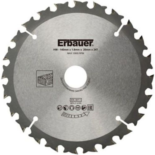 Lame de scie circulaire Bois Erbauer - 140 x20 coupe grossi?re 24 dents