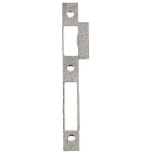 G?che plate 20/10 2 empennages par serrure encastr?e