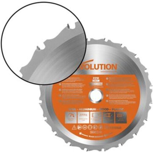 Lame de scie circulaire multimat?riaux Evolution - 185x20mm 16 dents