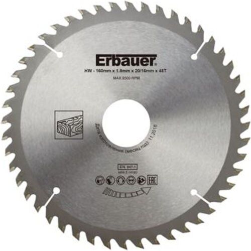 Lame scie circulaire TCT - 160 mm  20/16  Fine 48 dents