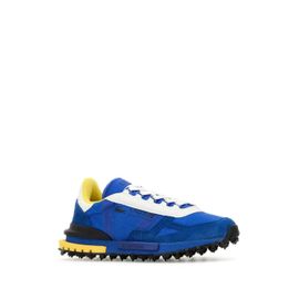 Lacoste Baskets Elite Active En Daim - Bleu