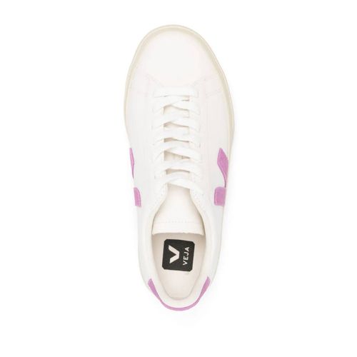 Veja Baskets Campo En Cuir - Blanc