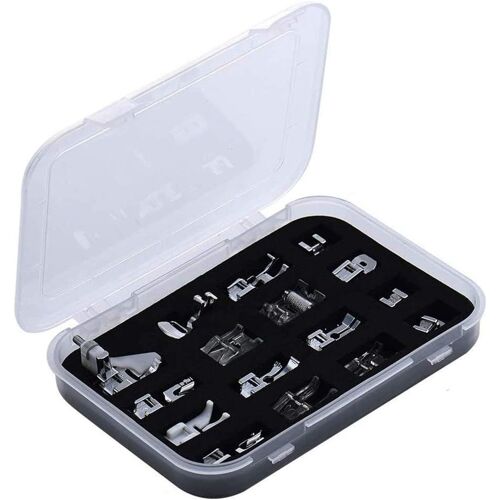 KAL-Pièces Kit De Pieds-De-Biche Pour Machine À Coudre Professionnelle Accessoires De Pièces De Rechange Pour Pied D'Ourlet Multifonction Pour Tige Basse, Frère, Chanteur, Simplicité, Kenmore