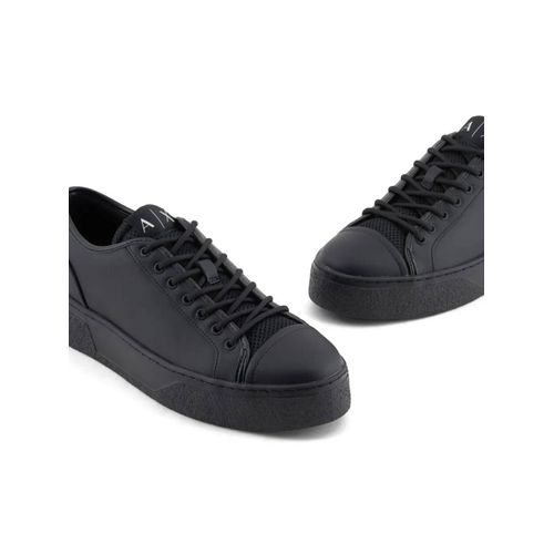 Armani Exchange Baskets En Cuir - Noir - 12