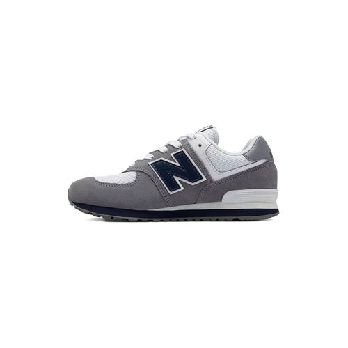 New Balance Baskets 574 'grey/Navy Suede' - Gris