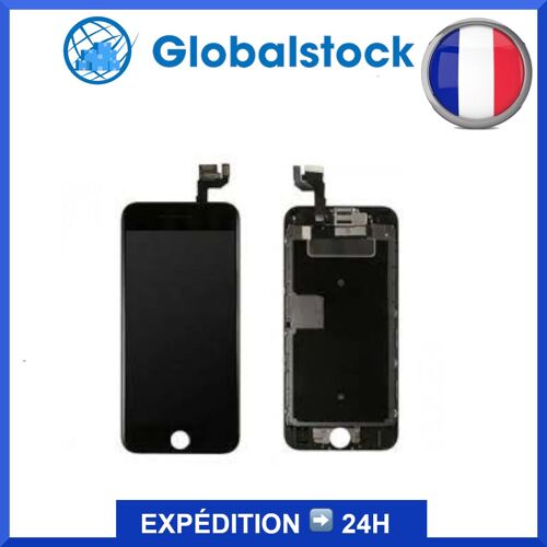 Ecran Lcd + Vitre Tactile Pour Iphone 6s Noir + Outils