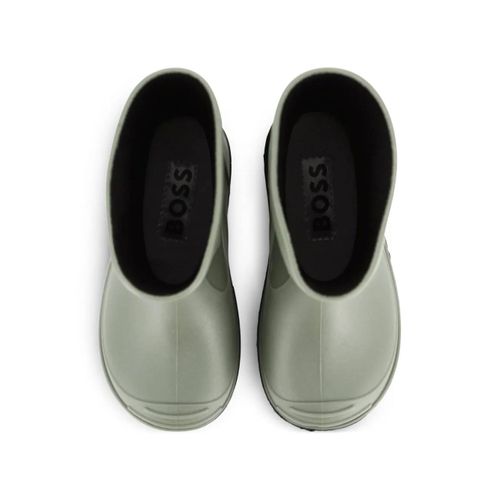 Boss Kidswear Bottines De Pluie À Patch Logo - Vert - 21