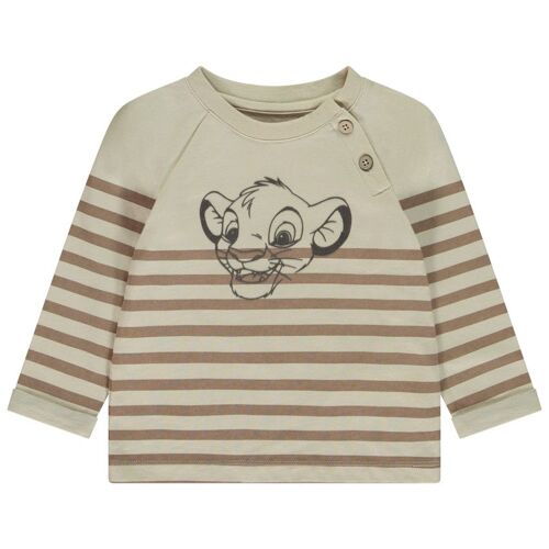 Marinière print feutre Simba Disney pour bébé garçon - Beige