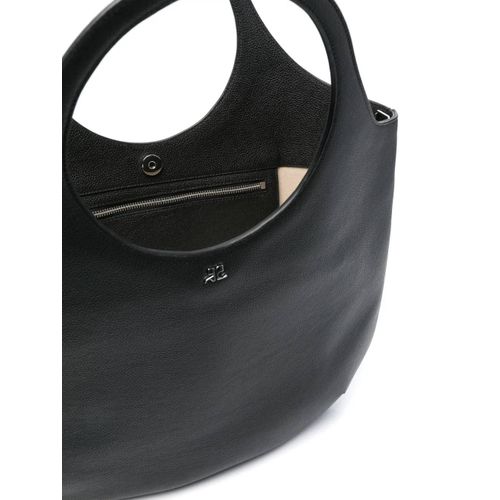 Courrèges grand sac à main Holy en cuir - Noir