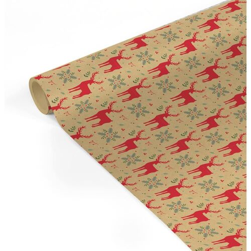 Clairefontaine Rouleau Papier Cadeau Tiny Rolls Rennes 70g 35cm X 5m