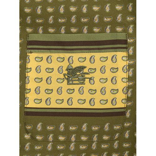 Etro Kids Chemise À Imprimé Cachemire - Vert