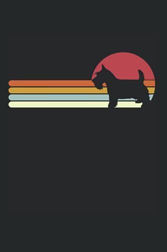 Sonnenuntergang Scottish Terrier Für Hundebesitzer: Din A5 Liniert 120 Seiten / 60 Blätter Notizbuch Notizheft Notiz-Block Lustige Scottish Terrier Hunde Designs Für Hundeliebhaber