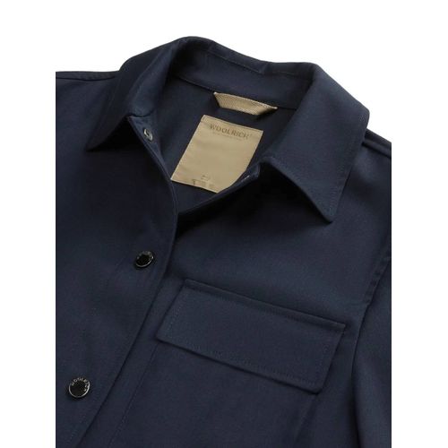 Woolrich Surchemise À Lien De Resserrage - Bleu