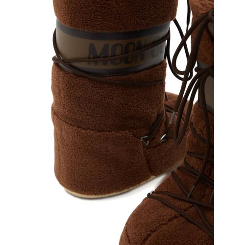 Moon Boot Bottines À Intérieurs Fourrés - Marron