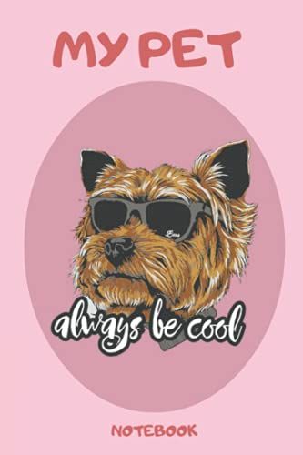 Notebook - The Dogs - My Pet....... Unique Gift Idea For That Special Dog Lover: Journal _6in X 9in X 114 Pages White Paper Blank Journal With Black Cover Perfect Size