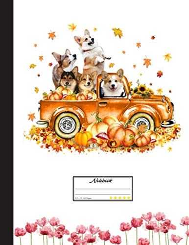 Corgis Lover Notebook: Blank Lined Journal For Corgi, Dog Lovers, Dog Mom, Dog Dad And Pet Owners | 8.5x11 With College Ruled Pages