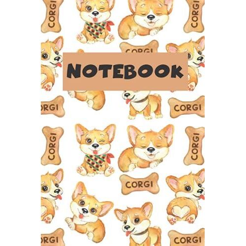 Corgi Notebook - Cute Corgi Lined Journal Notebook: Gift Idea For Corgi Lovers, Writing Notebook For Any Occasion