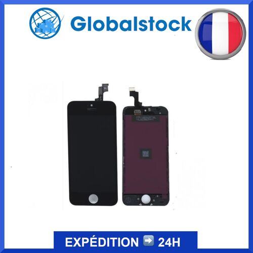 Ecran Lcd + Vitre Tactile Pour Iphone 5s Noir + Outils