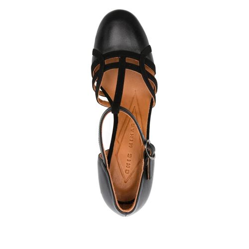 Chie Mihara Escarpins À Talon Épais 85 Mm - Noir