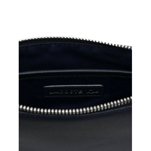 Lacoste pochette à logo embossé - Bleu