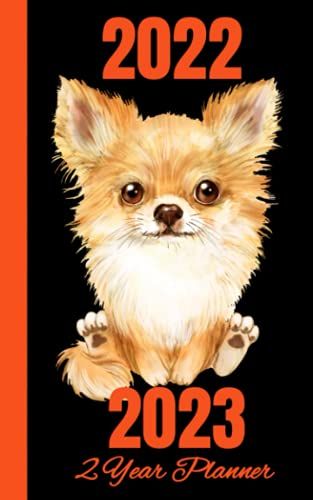 2022-2023 Pocket Planner: Puppy Dog Cover: 2 Year Monthly Planner, 5 X 8 Inches
