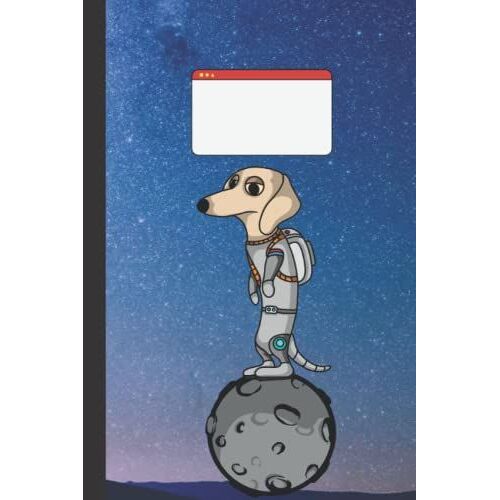 Astronaut Dog Lined Journal Notebook, Perfect For Taking Notes, Journaling, Work,For Dog Lovers,Girls,Women,Men And Space Lovers: Great Gift Idea
