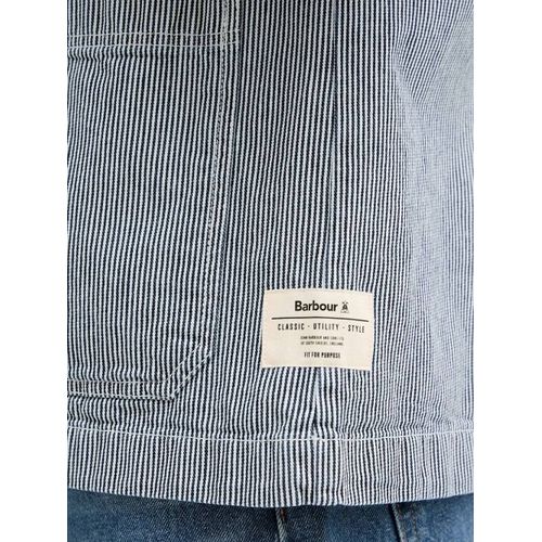 Barbour Chemise À Détails Rayés - Bleu