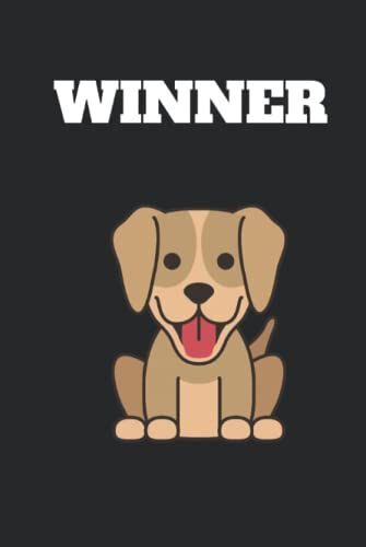 Winner Personal Power Journal And Notebook; Puppy Pal (Notebook, Journal, Diary, 6 X 9 Inches, 120 Lined Pages)