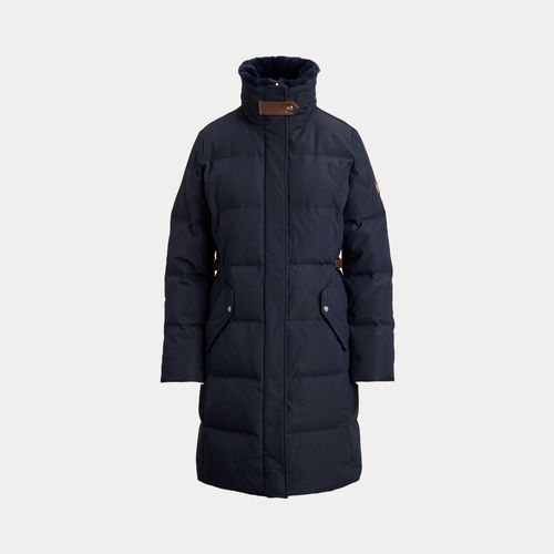 Doudoune Col Entonnoir Fausse Fourrure