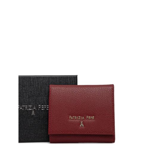 Patrizia Pepe portefeuille en cuir à logo - Rouge