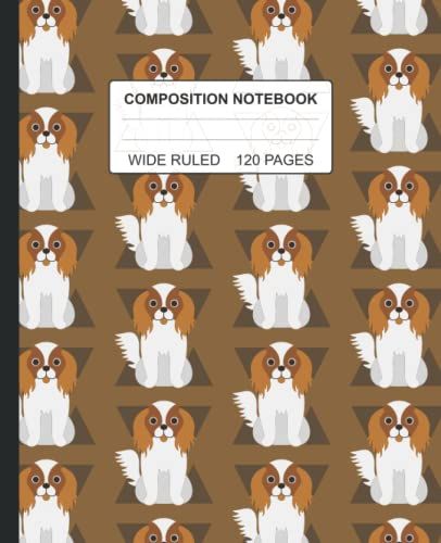 Composition Notebook: Cavalier Spaniel Composition Notebook, Wide Ruled