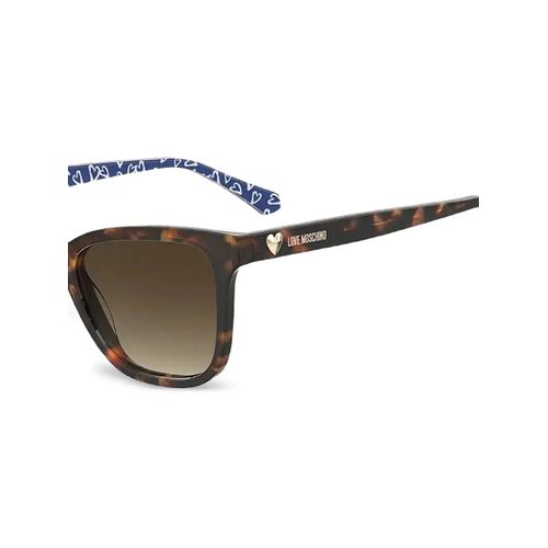 Love Moschino Lunettes De Soleil À Monture Carrée - Marron