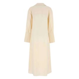 Max Mara Robe Ossola À Col Italien - Tons Neutres