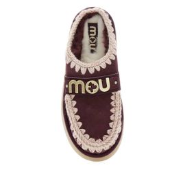 Mou Mules À Plateforme - Rouge