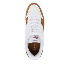 Lacoste Baskets T-Clip En Cuir - Blanc