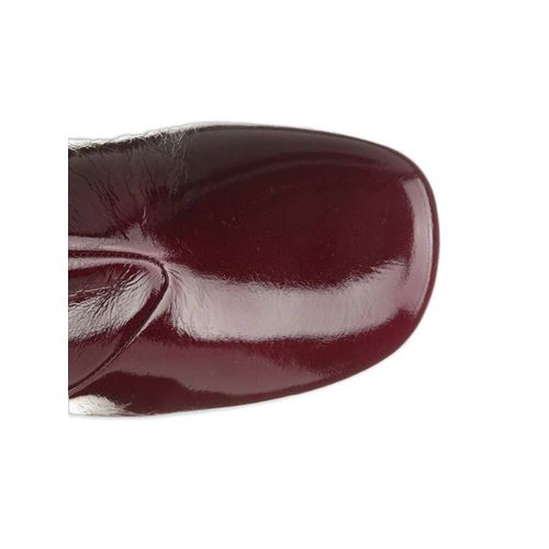 Forte Forte Bottines En Cuir Verni À Talon Épais 75 Mm - Rouge