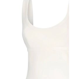 Max Mara Robe Longue Pinco À Découpes - Blanc