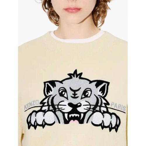 Kenzo Pull Happy Tiger - Tons Neutres