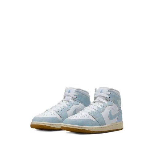 Jordan Baskets Air Jordan 1 Mid 'denim/Gum' - Bleu