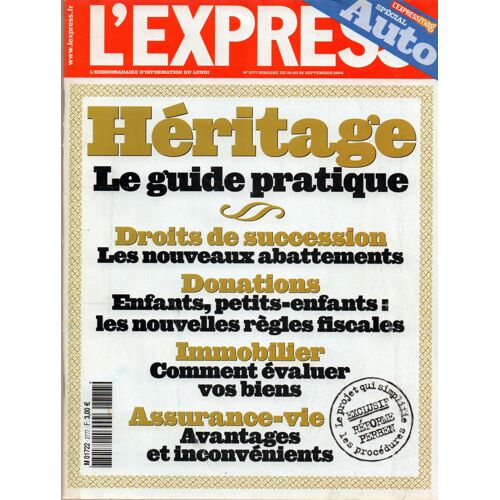 L'express N° 2777 : Les 50 Qui Font Bouger Dunkerque