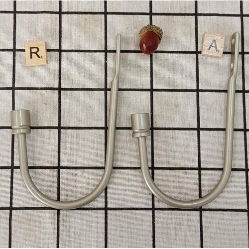 Couleur cuivre antique Lots de 2 embrasses de rideaux - Crochets en métal à fixer au mur - Pour rideaux et draperies