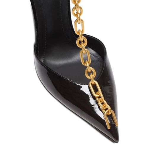 Balmain Escarpins En Cuir - Noir