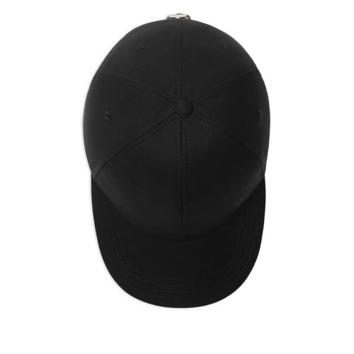 Burberry Casquette Equestrian Knight En Gabardine - Noir