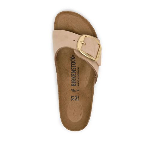 Birkenstock Sandales Madrid En Cuir À Boucle - Marron