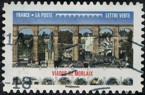 France 2017 Oblitéré Used Ponts Et Viaducs Viaduc De Morlaix Y&t 1468 Su