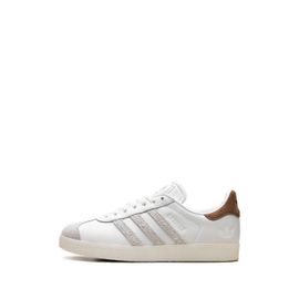 Adidas Baskets Gazelle À Rayures En Daim - Blanc